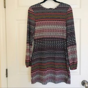 New Love, Fire multi stripe knit dress